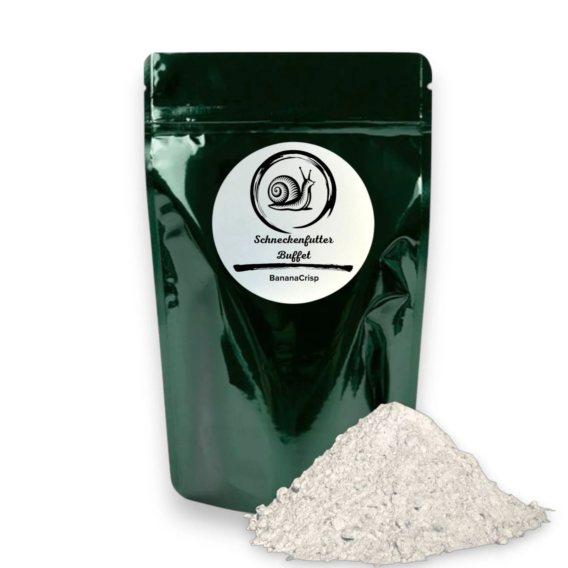 Schneckenfutter BananaCrisp Achatschnecken Ladschnecken Zusatzfutter Calcium Eierschalenpulver Banane