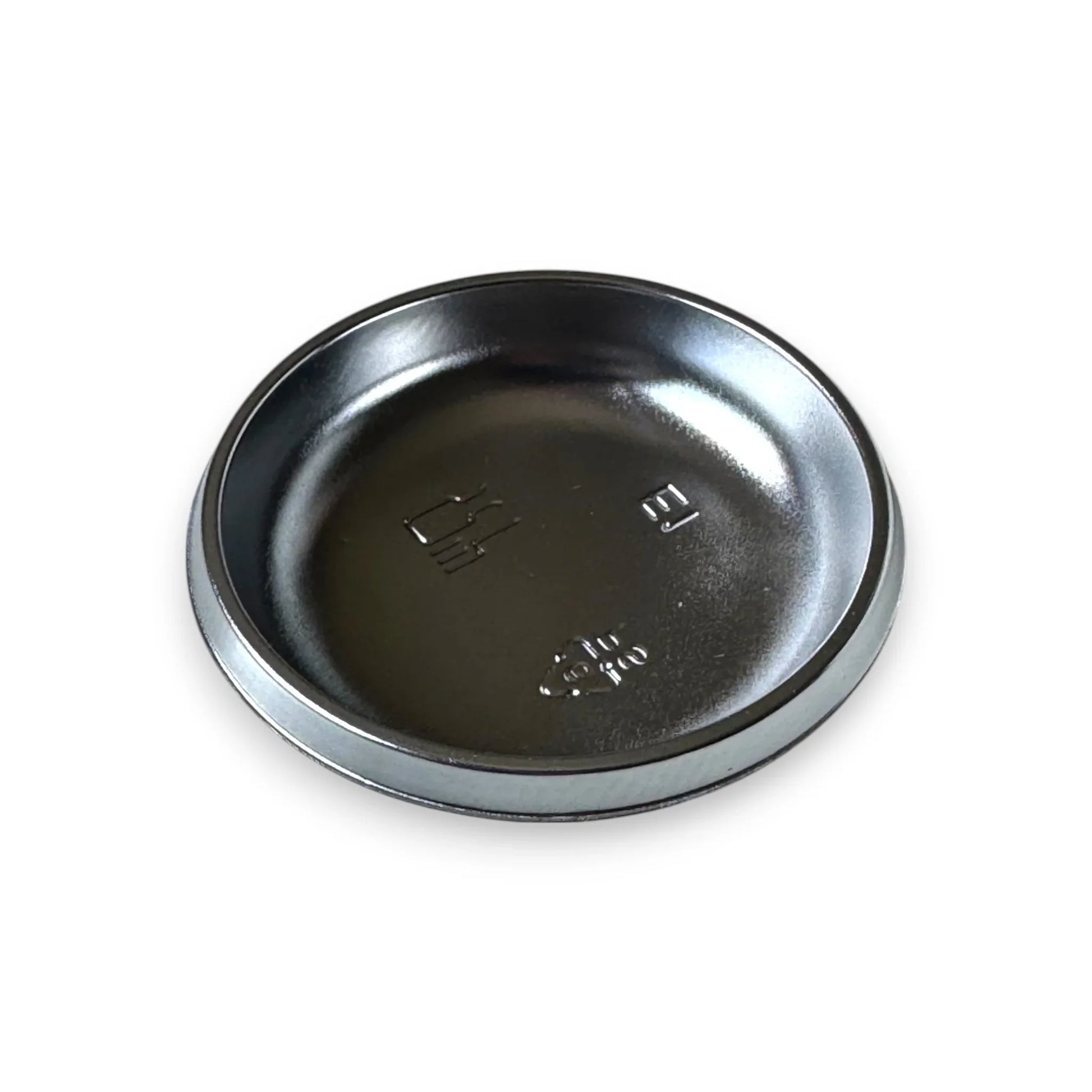 Futterschale Futterschälchen silber schwarz Schneckenfutter Achatschnecken Ladschnecken Zusatzfutter