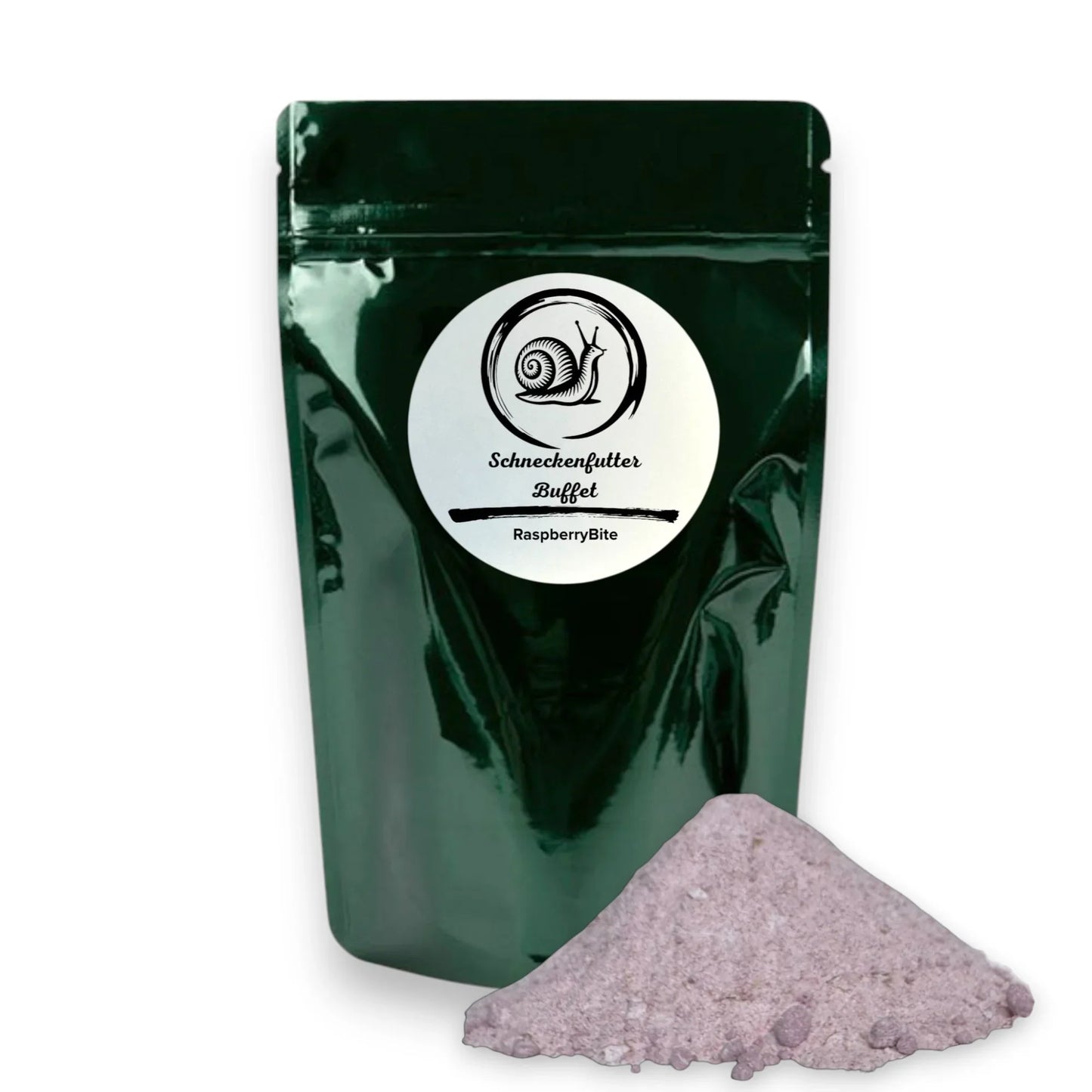 Schneckenfutter RaspberryBite Achatschnecken Ladschnecken Zusatzfutter Calcium Eierschalenpulver Raspberry Himbeeren