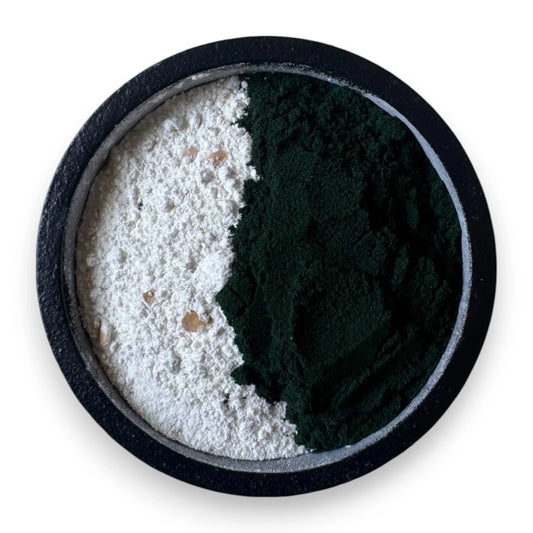 Schneckenfutter GreenDrop Achatschnecken Ladschnecken Zusatzfutter Calcium Eierschalenpulver Grüne Spirulina Alge